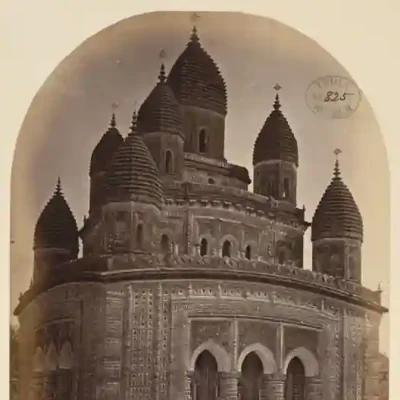 Photograph of the Kantaji Temple at Kantanagar, from the south, taken by John Henry Ravenshaw in c. 1871. Source: British Library