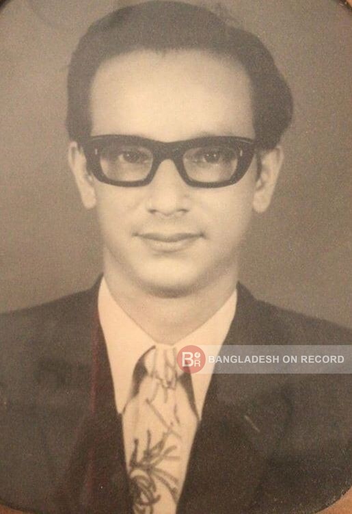 M. A. Taher Chowdhury. 1969. The  photo was taken for the purpose of visiting Japan. Courtesy: Niharika Momtaz