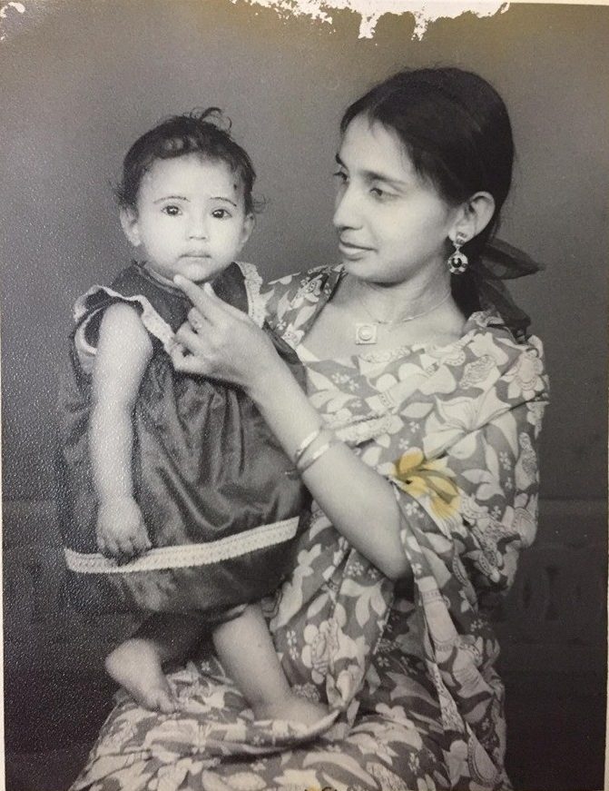 Sherina Taher and Niharika Momtaz. 1972. Courtesy: Niharika Momtaz