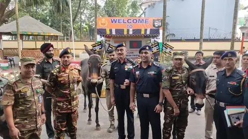 India gifts mules to Bangladesh; Bangladesh-India