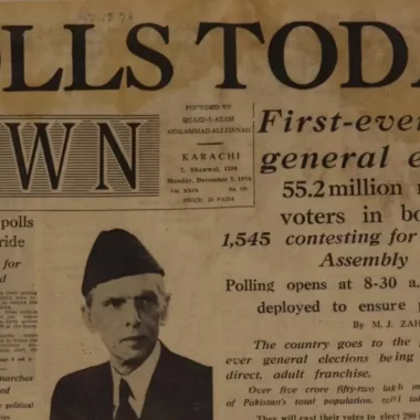 First Election in Pakistan 1970