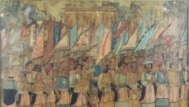 Old Dhaka Paintings by Alam Musawwir