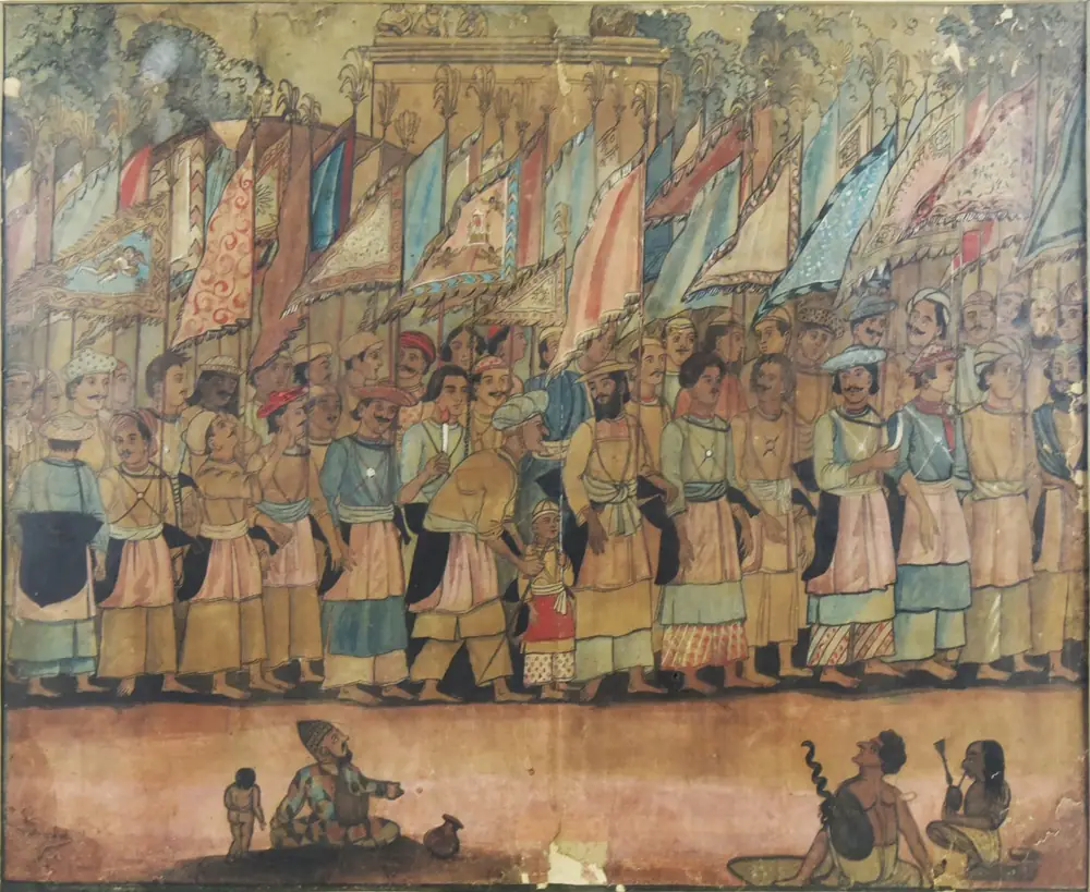Old Dhaka Paintings by Alam Musawwir