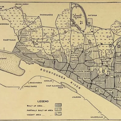 Dacca Map of 1859